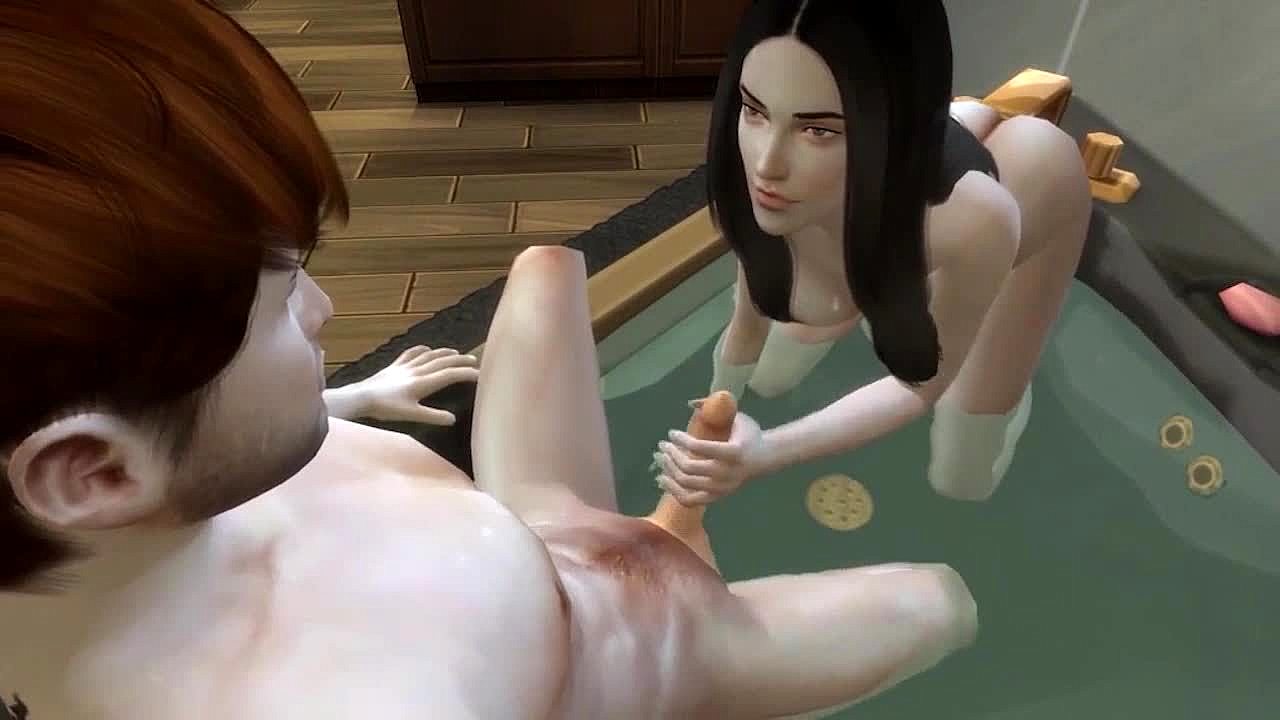 Eroottisia sukupuolikohtauksia kylpyhuoneessa, jossa on iso kukko ja simlish dzire-anime-porno kuva