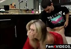 Stepson commanded mama in kitchen portion three - FREE mom catheter movies animal play FamXvideos.com
